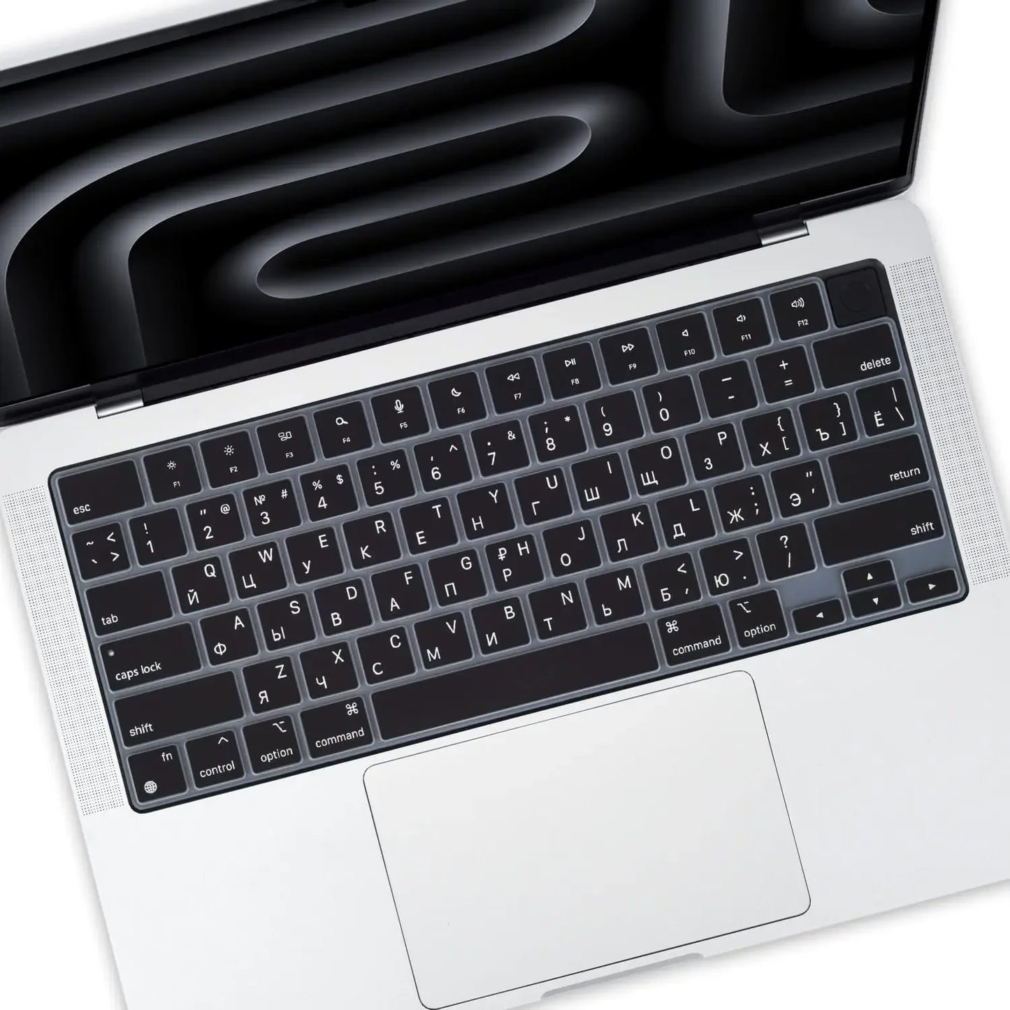 Keyboard Cover for MacBook Pro/Air 2022–2024 M1–M4 Chip 14–16 Inch