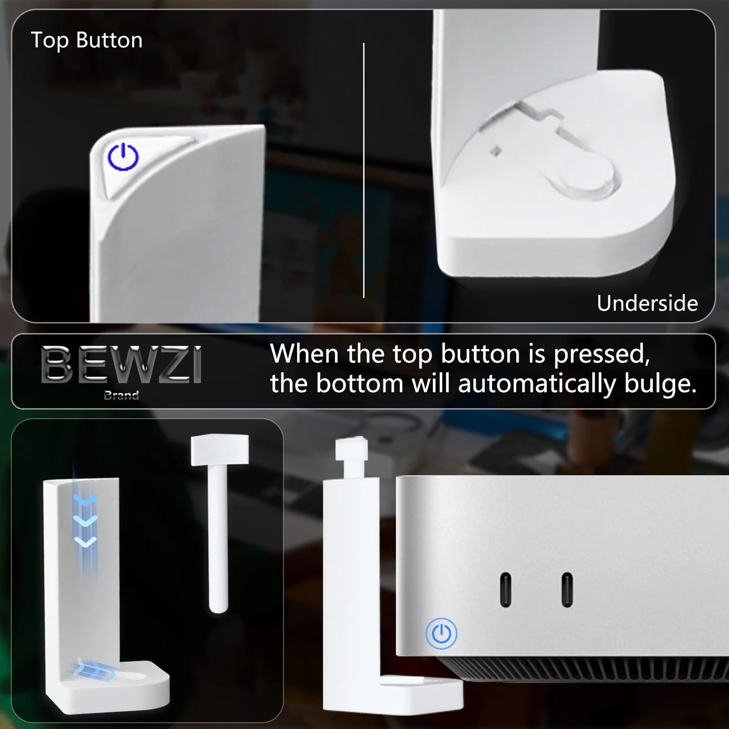 Power Button Switch for Mac Mini M4 – ABS Material Accessory