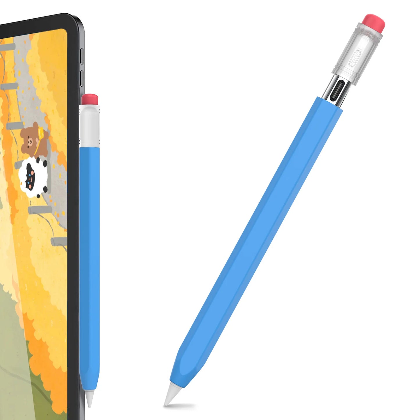 Silicone Protective Case for Apple Pencil 3 USB-C iPad Air/Pro Anti-Fall Cover