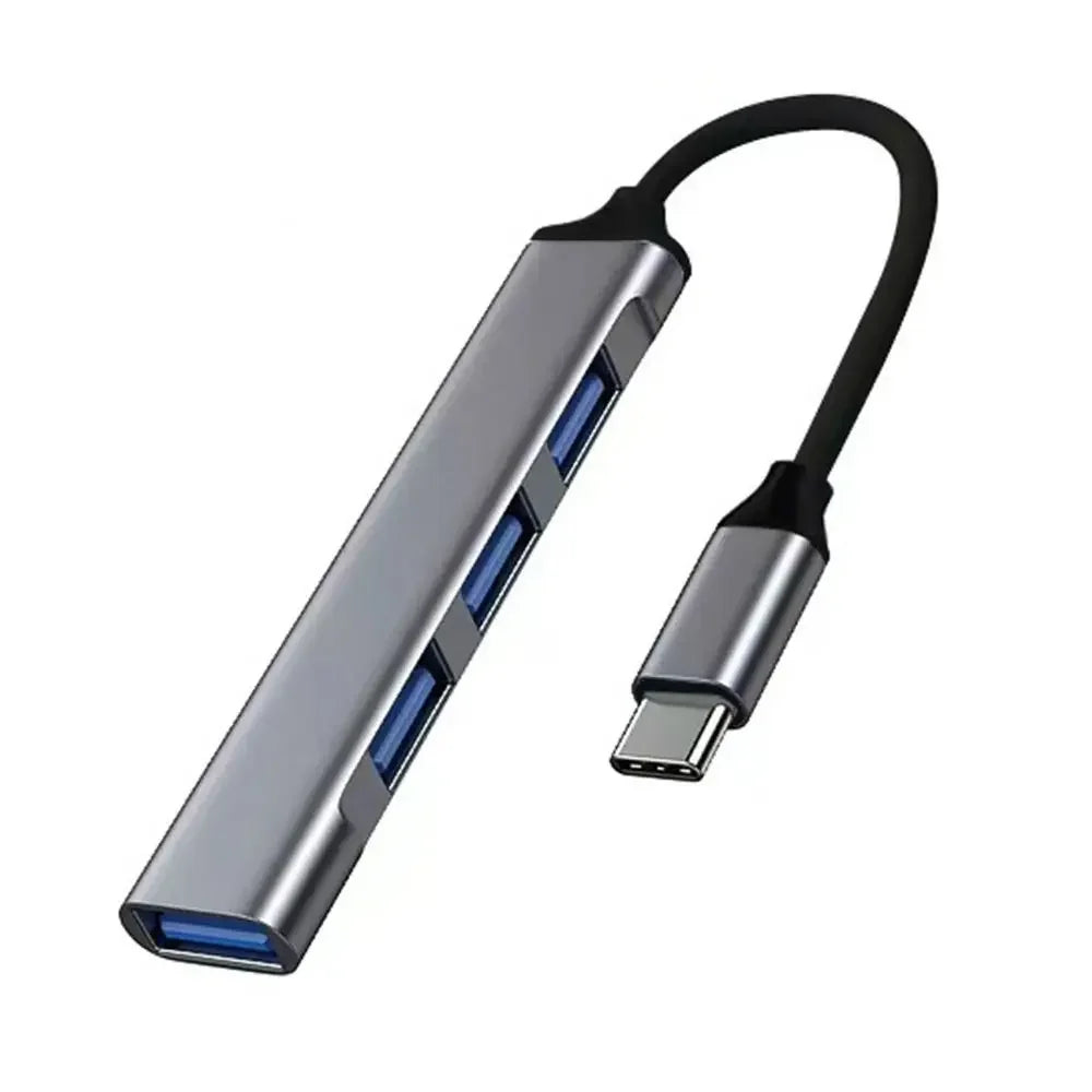 Universal 4-in-1 USB-C Hub Type-C OTG Adapter for Laptop & PC