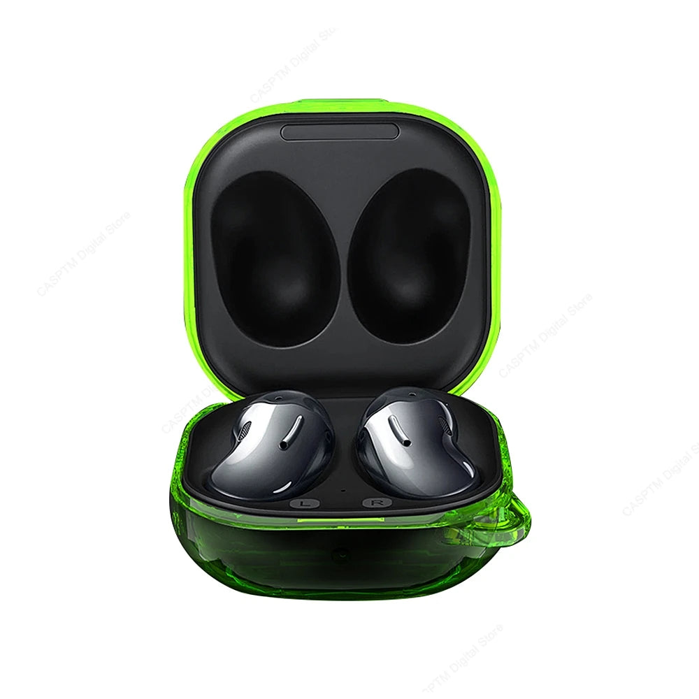 Clear Hard Case for Samsung Galaxy Buds 2 Pro/FE/Live – Transparent Cover
