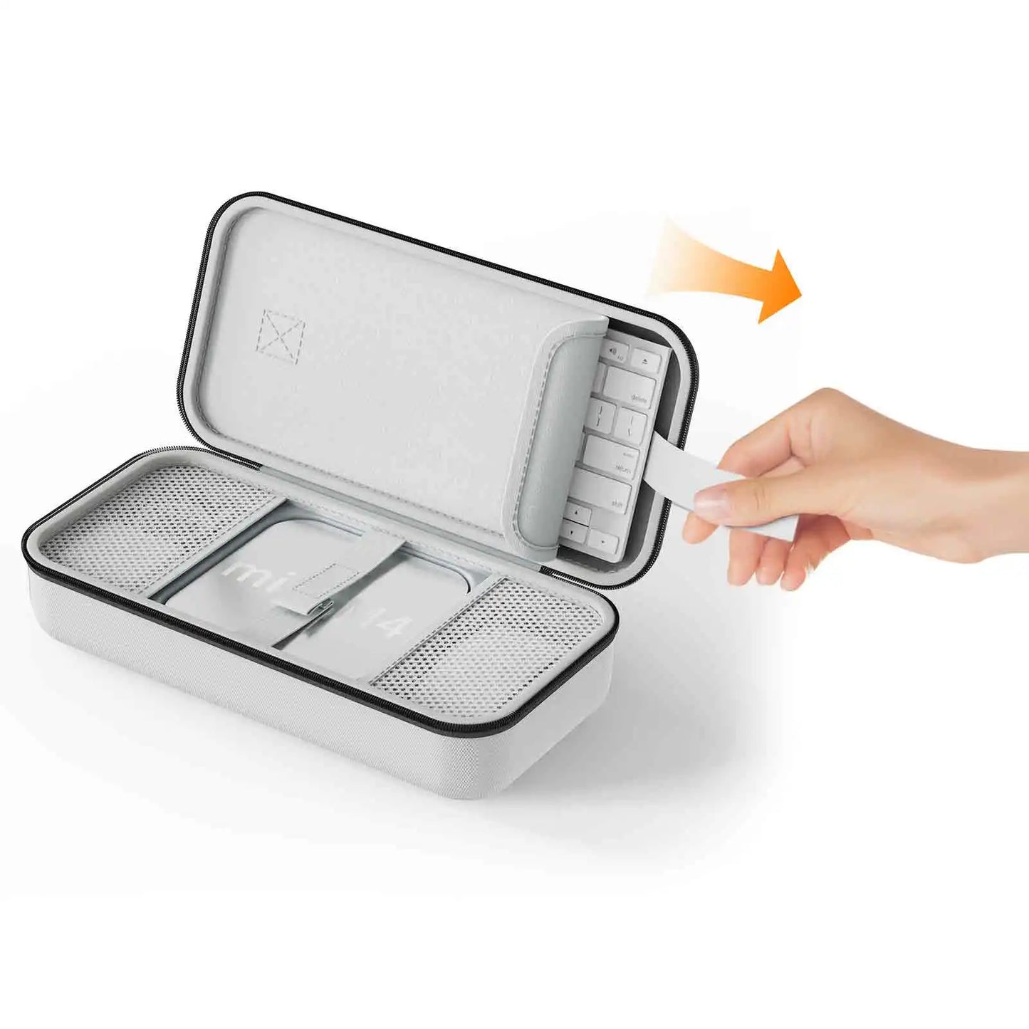 Travel Carrying Case for Mac Mini M4/M4 Pro – Protective Storage Bag