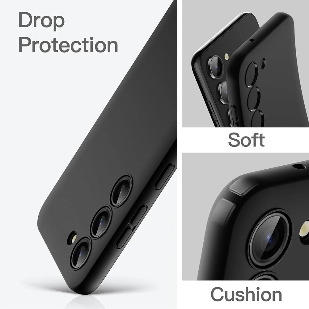 Shockproof TPU Silicone Case for Samsung S20–S24 Ultra/FE/S10–S8 5G/Plus