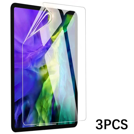 3PCS Soft Hydrogel Screen Protector for iPad 10/11/Mini 6/Air 5/10.2