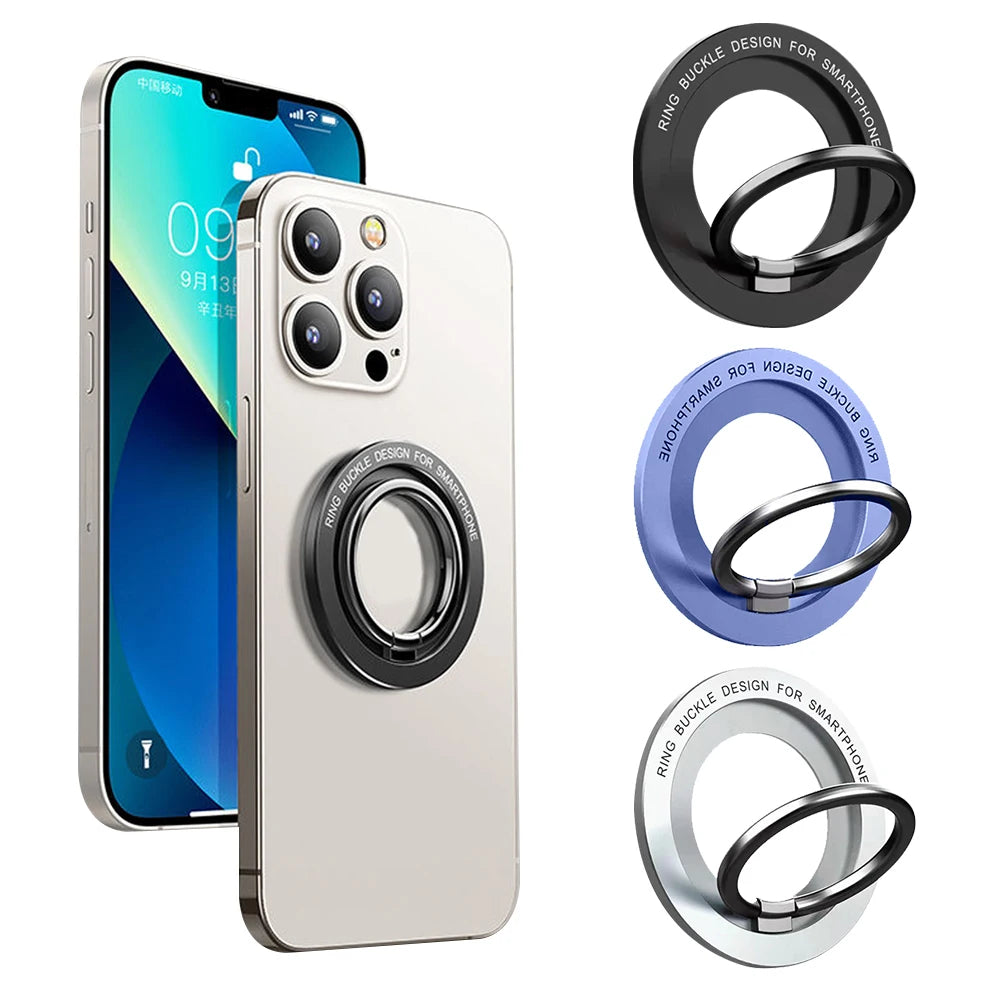 Magnetic Folding Phone Holder for MagSafe – Strong Metal Stand for iPhone & Xiaomi