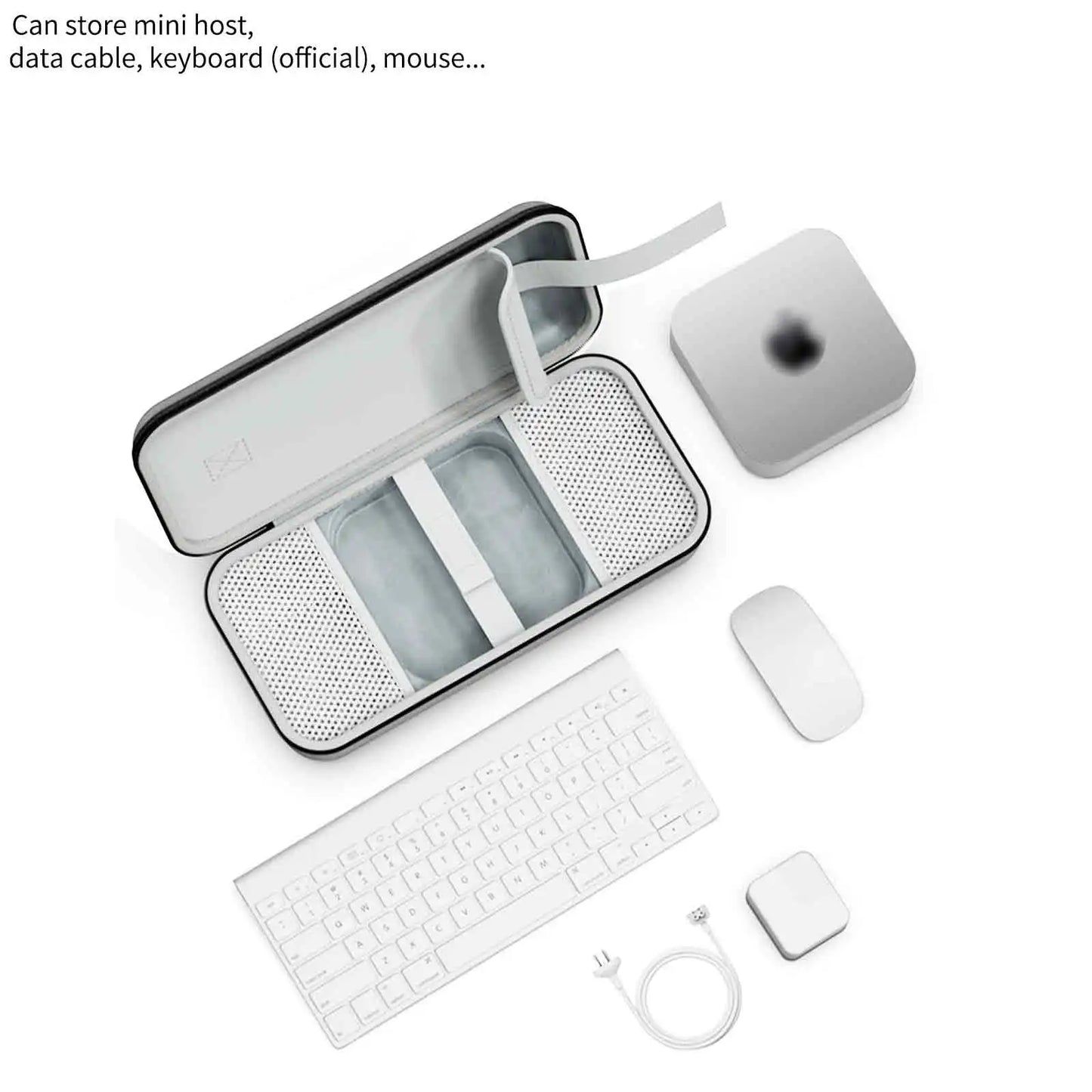 Travel Carrying Case for Mac Mini M4/M4 Pro – Protective Storage Bag