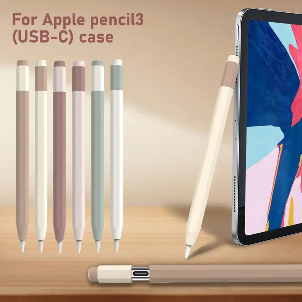 Retro Silicone Case for Apple Pencil 3 USB-C – 3rd Gen Stylus Cover
