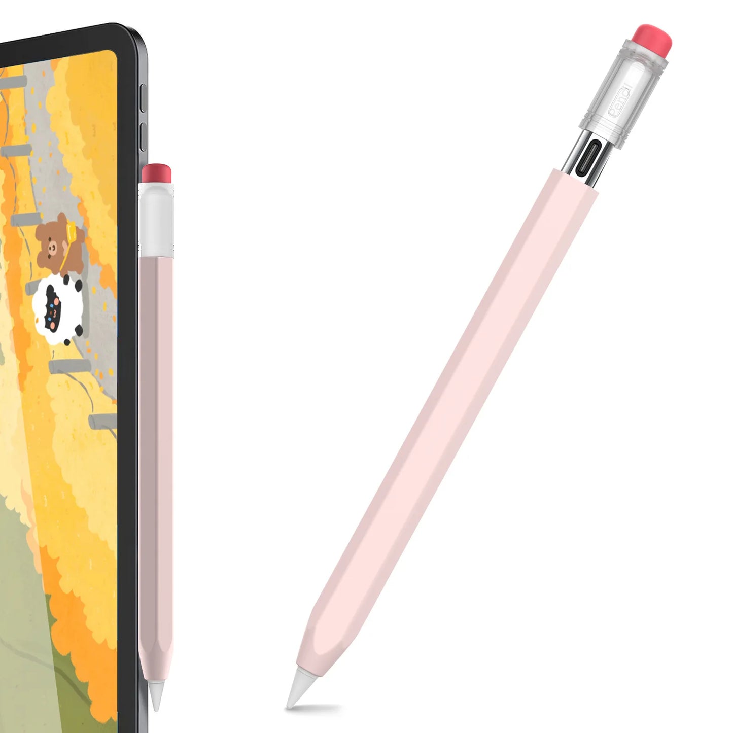 Silicone Protective Case for Apple Pencil 3 USB-C iPad Air/Pro Anti-Fall Cover