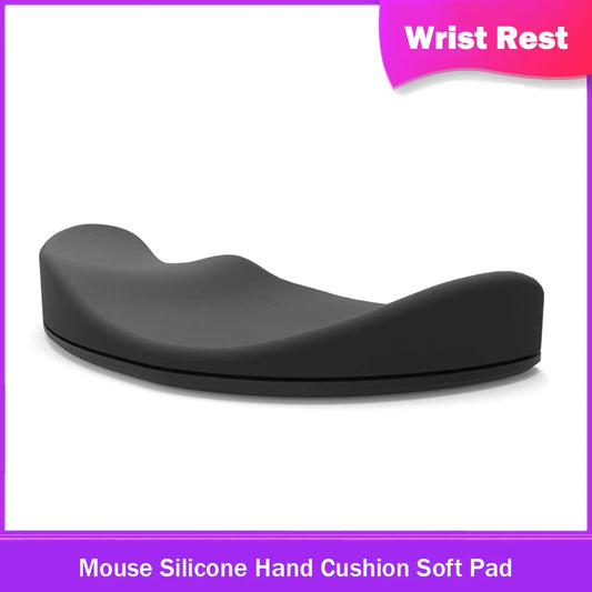 Silicone Mouse Wrist Rest Pad – Soft Ergonomic Support for Office & Gaming