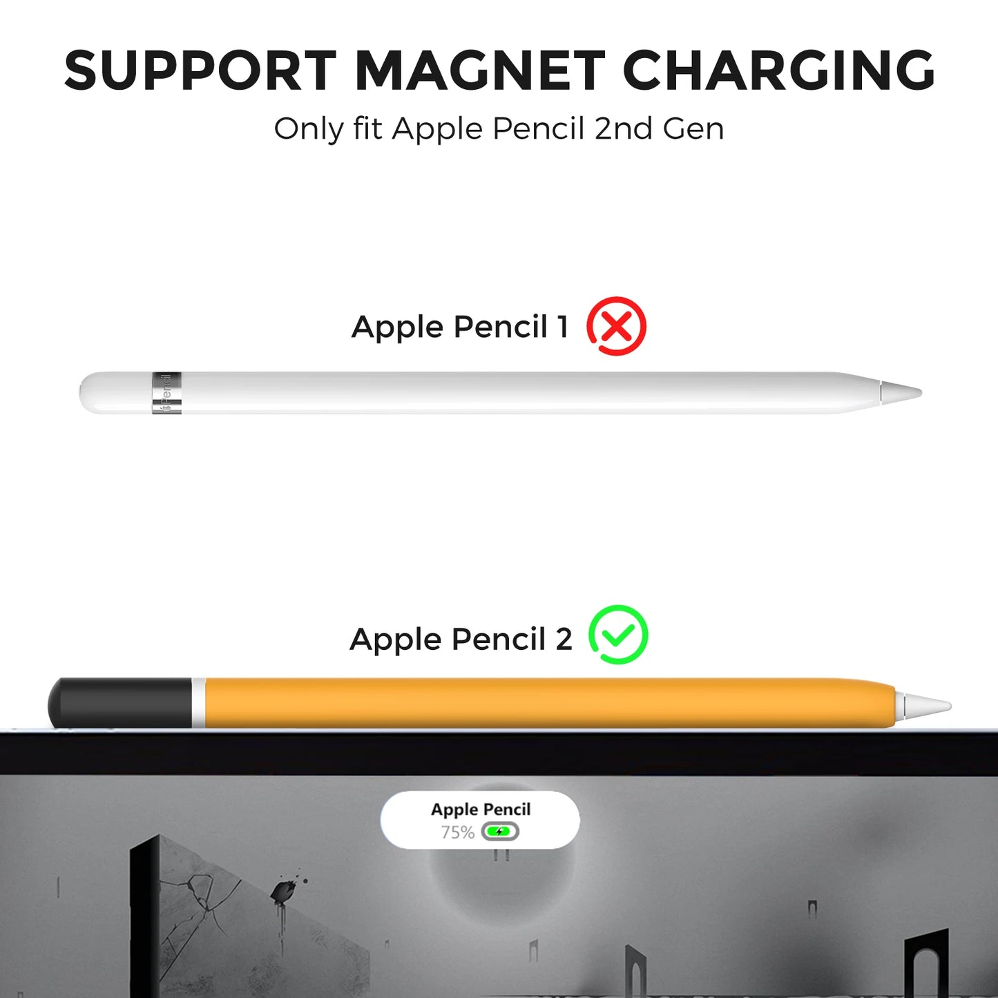 Ultra Thin Silicone Case for Apple Pencil Pro 2nd Gen Stylus Cover