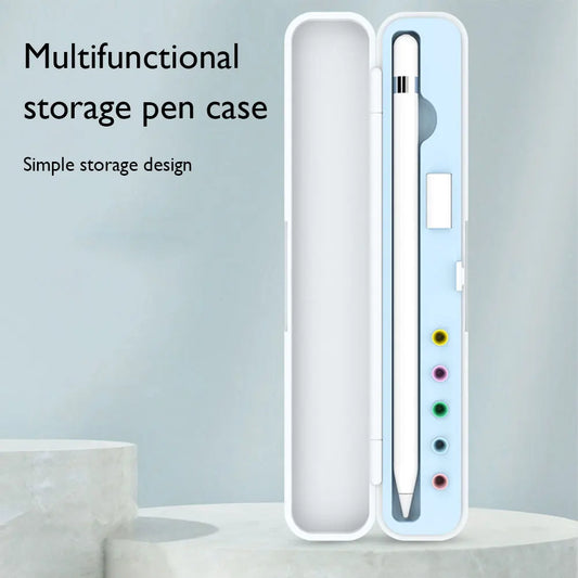 1–2 PCS Apple Pencil Storage Box with Nib Holder – Portable & Protective