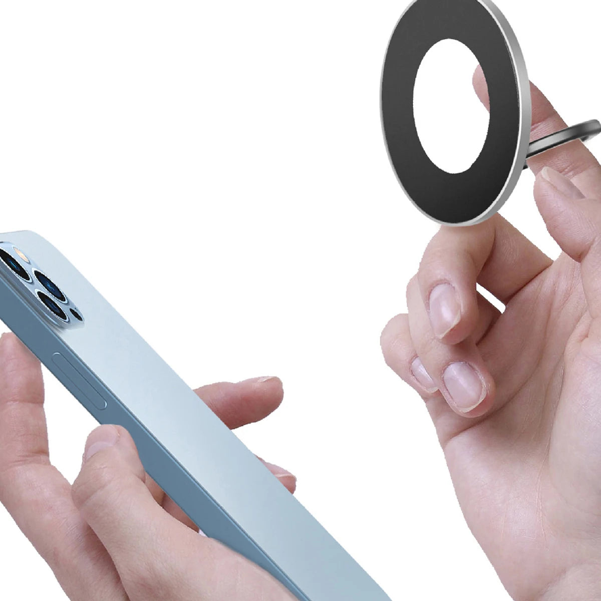 Magnetic Folding Phone Holder for MagSafe – Strong Metal Stand for iPhone & Xiaomi